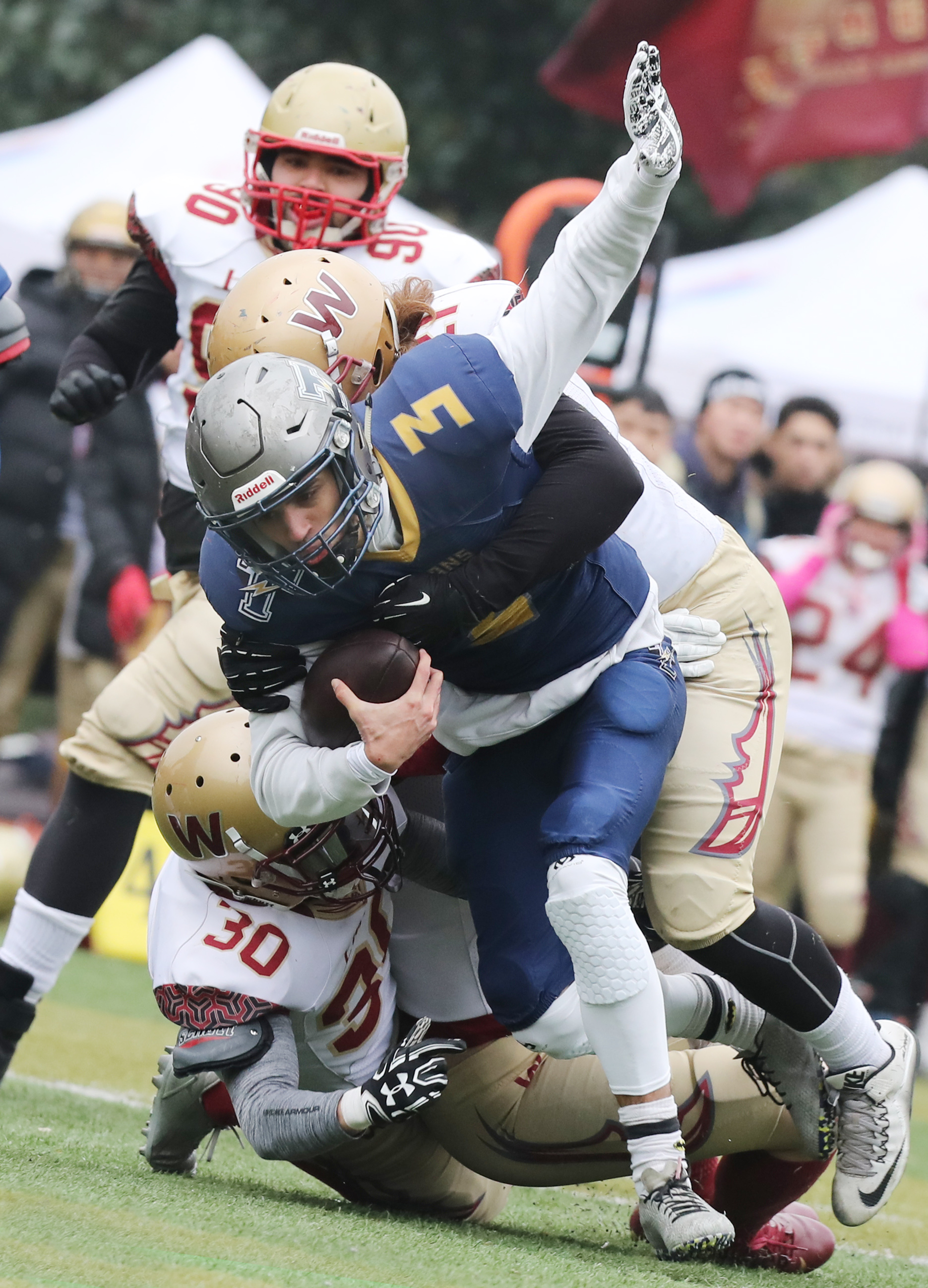 橄榄球——中国美式橄榄球联盟联赛:上海勇士蝉联冠军