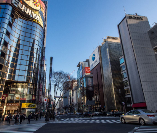 东京最具代表性的繁华商圈,银座