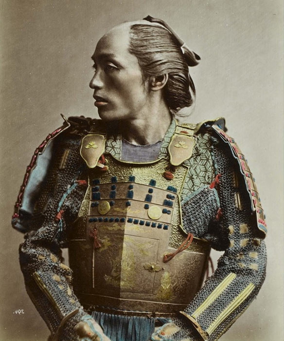 日本最后的武士:侧面特写