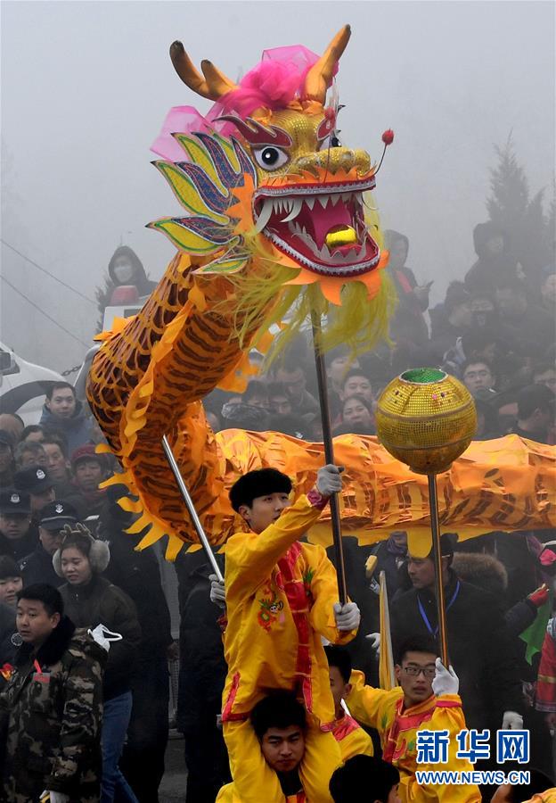 河南浚县:正月里的古庙会