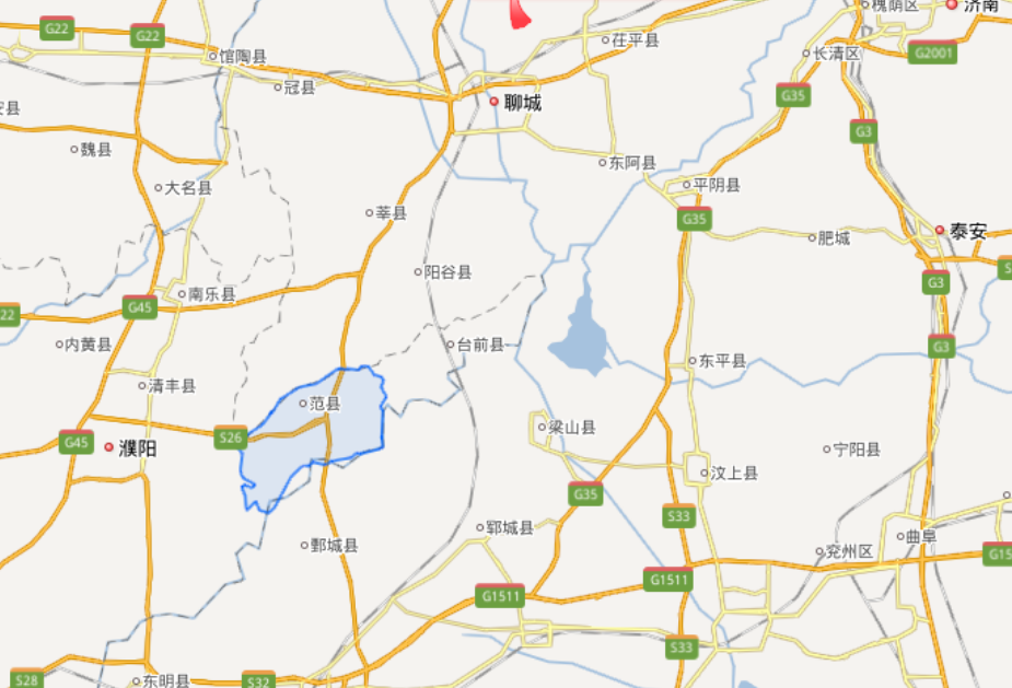 范县乡镇地图图片