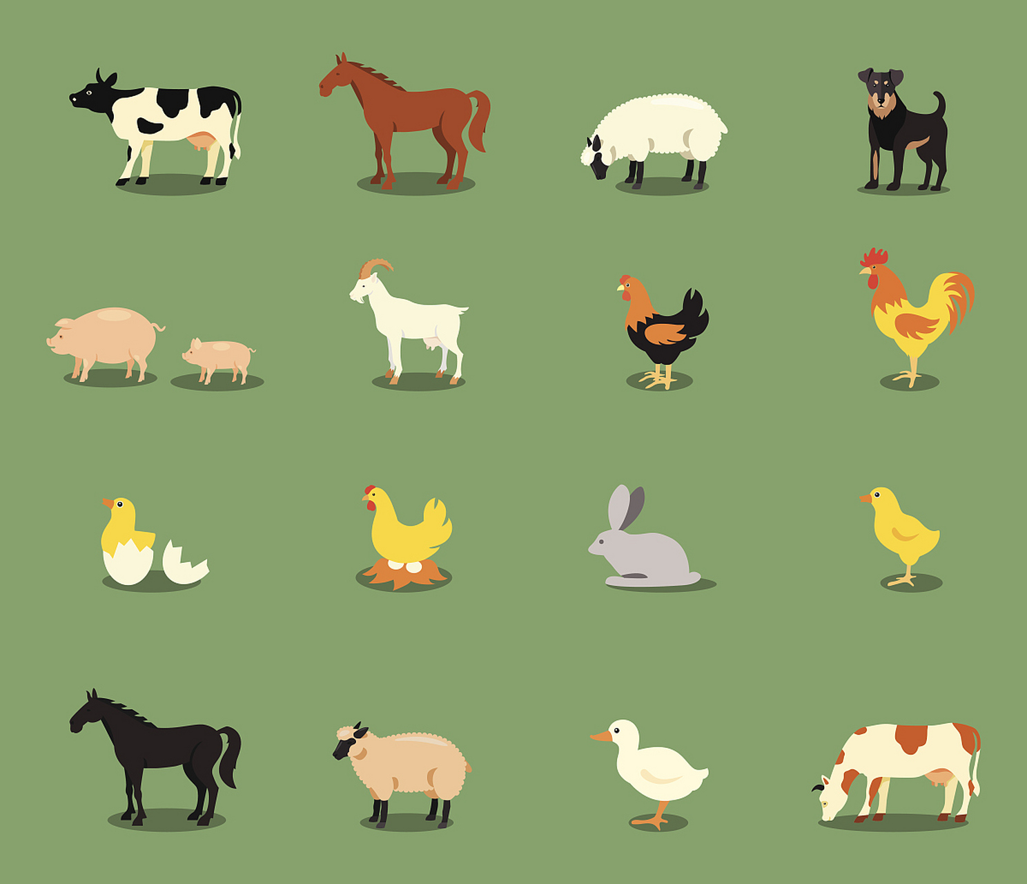 六畜家禽,是中国传统中对家养动物的统称.