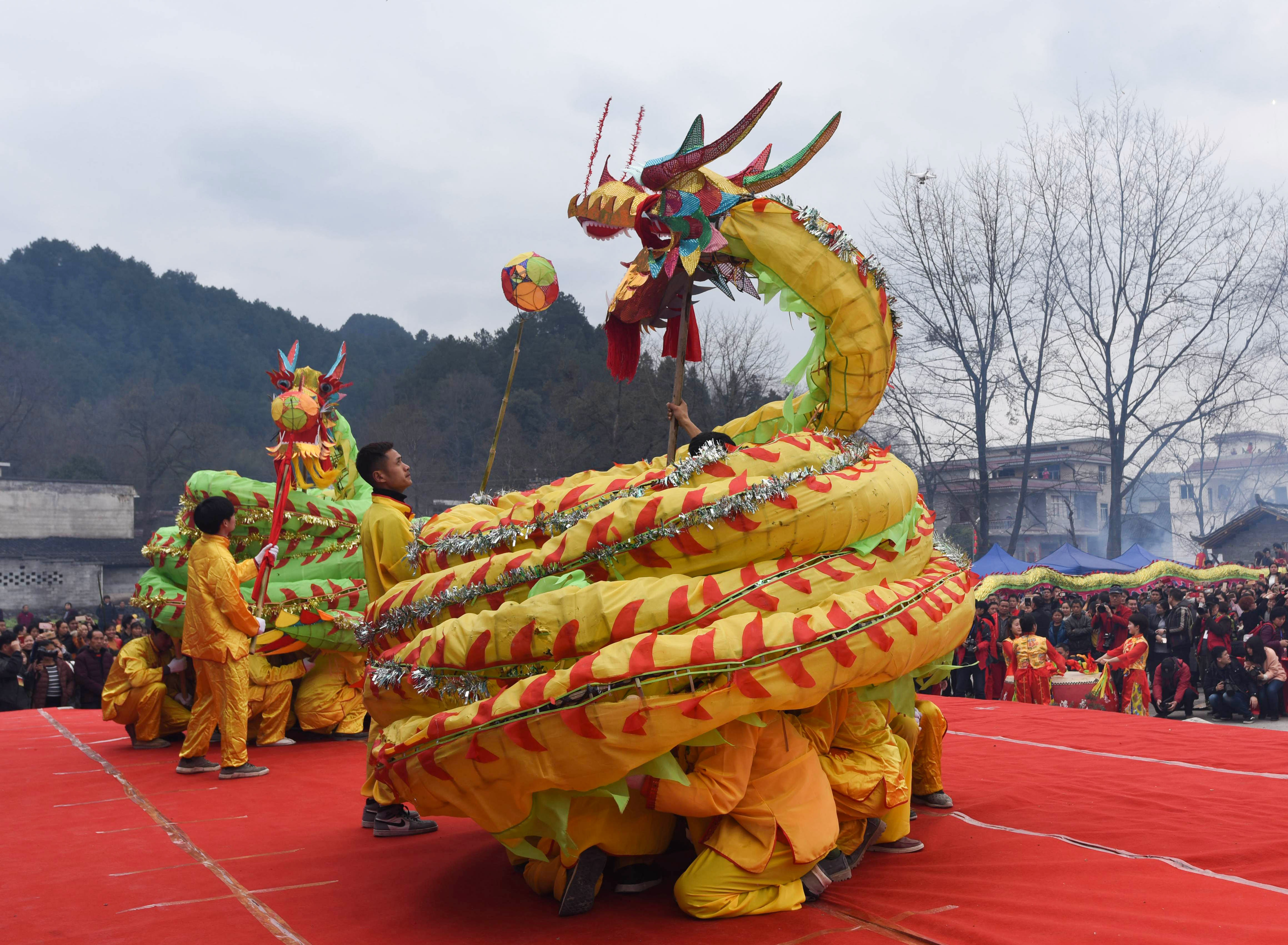 (文化)(3)贵州松桃:滚龙闹新春