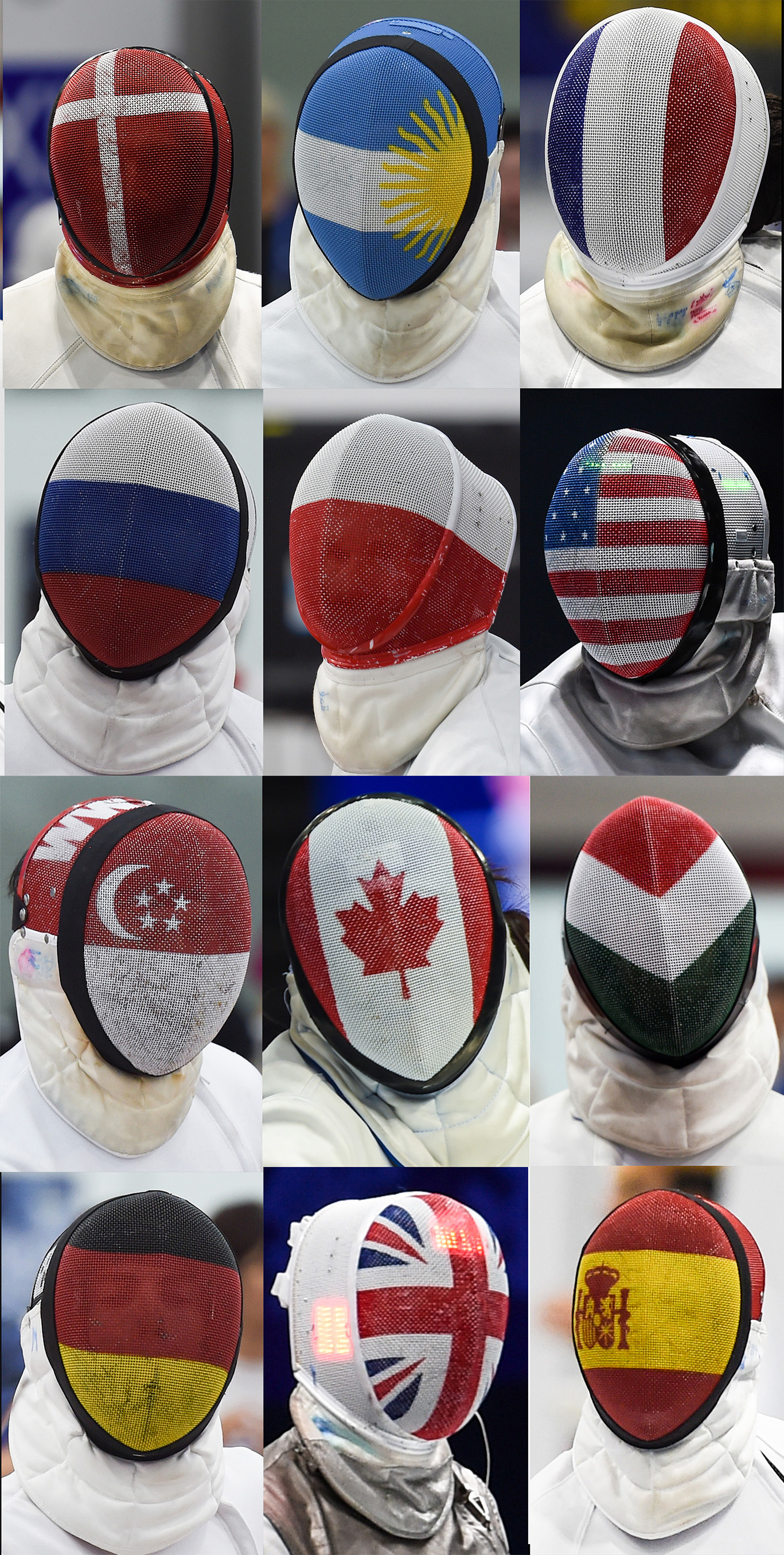 击剑——世锦赛:多彩面罩(2)