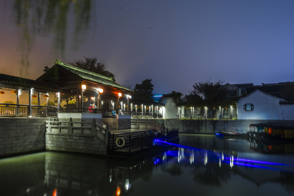 木渎古镇夜景,你欣赏过吗?