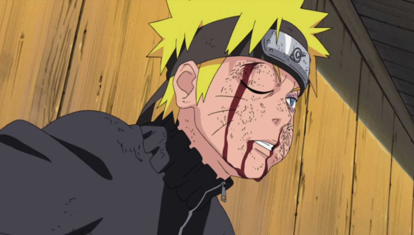 最初登场是在给木叶团藏提交抹杀佐助信件的时候,因为佐助为了捕捉