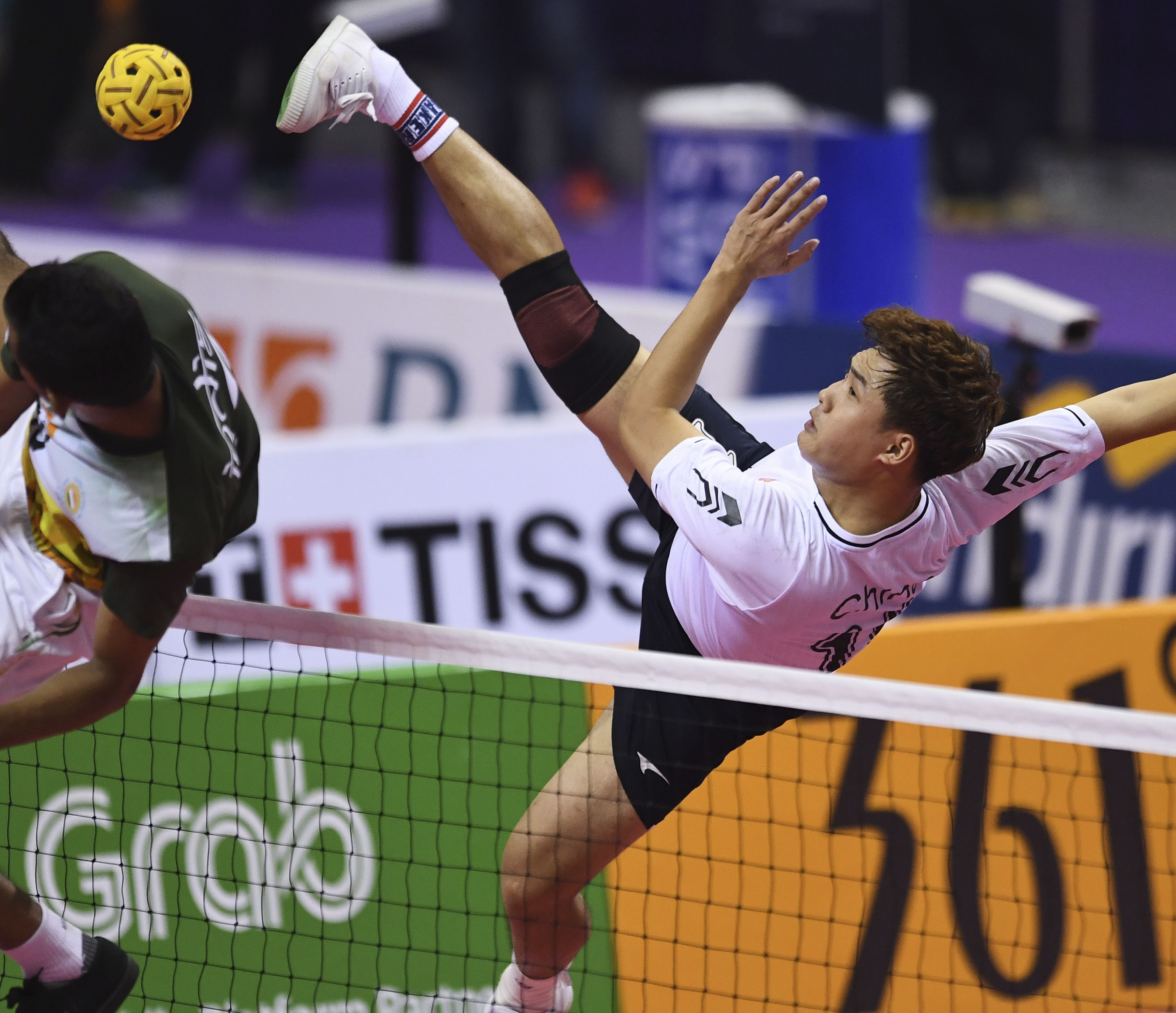 藤球——男子单组赛:中国不敌印度(4)