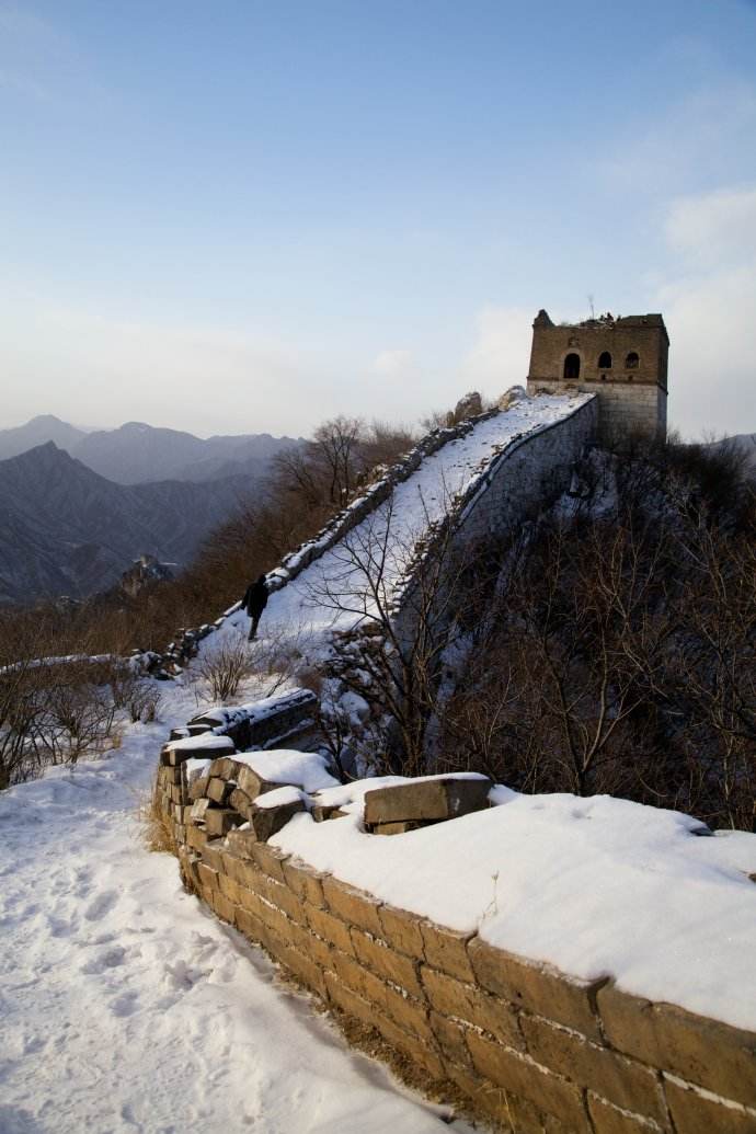 箭扣长城雪景如画