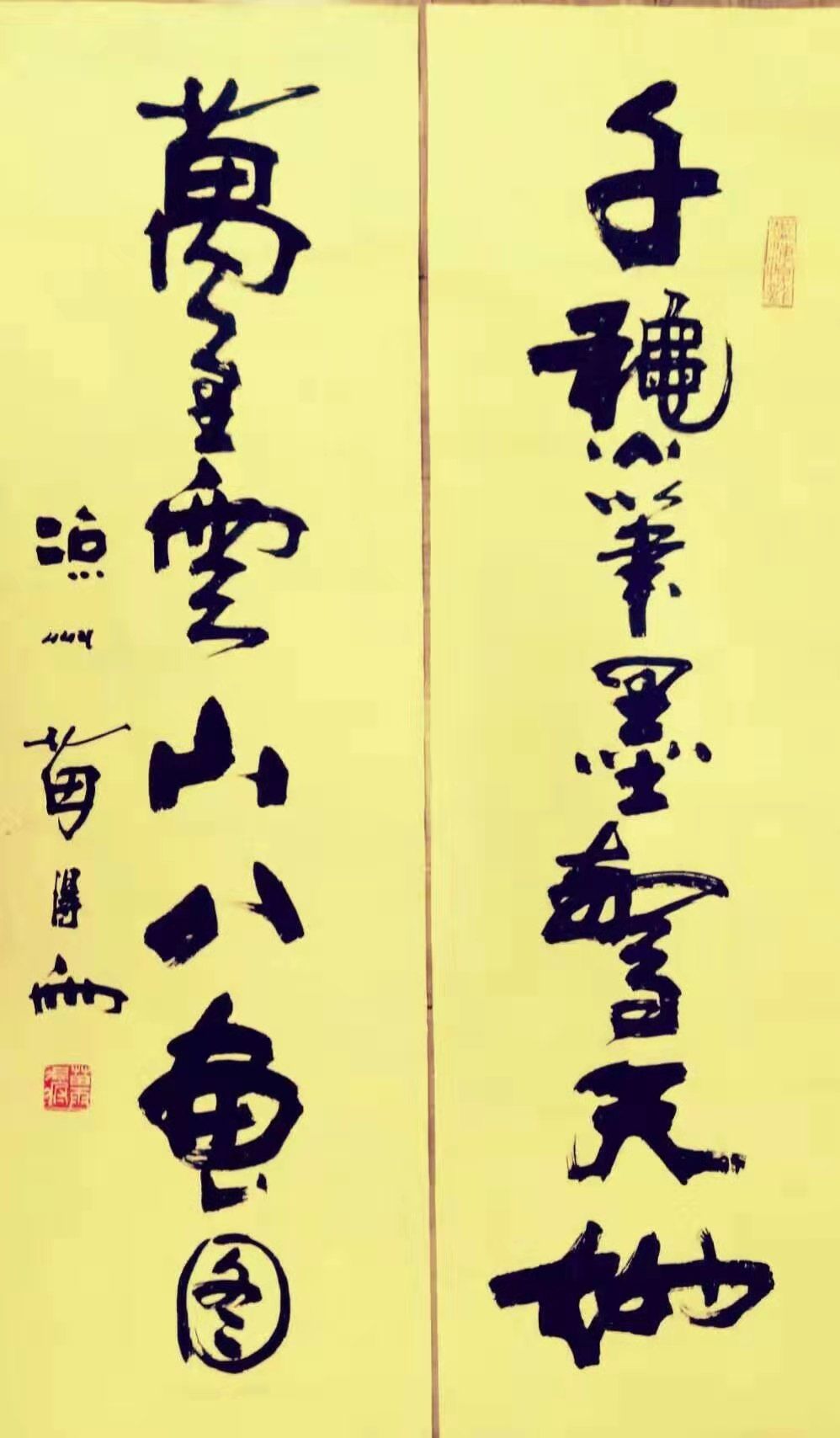 恣意纵横 形神兼备——浅论苗建国先生书法艺术 作者:汪开授