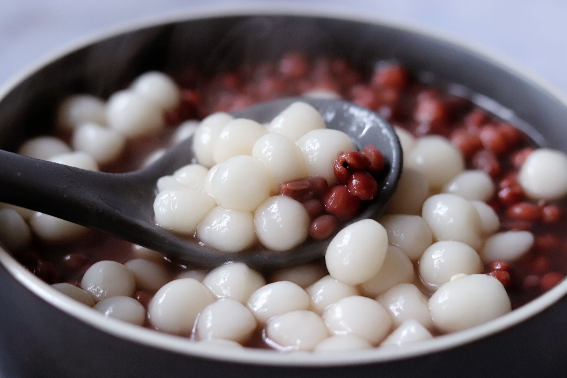 家庭自制红豆薏米丸图片