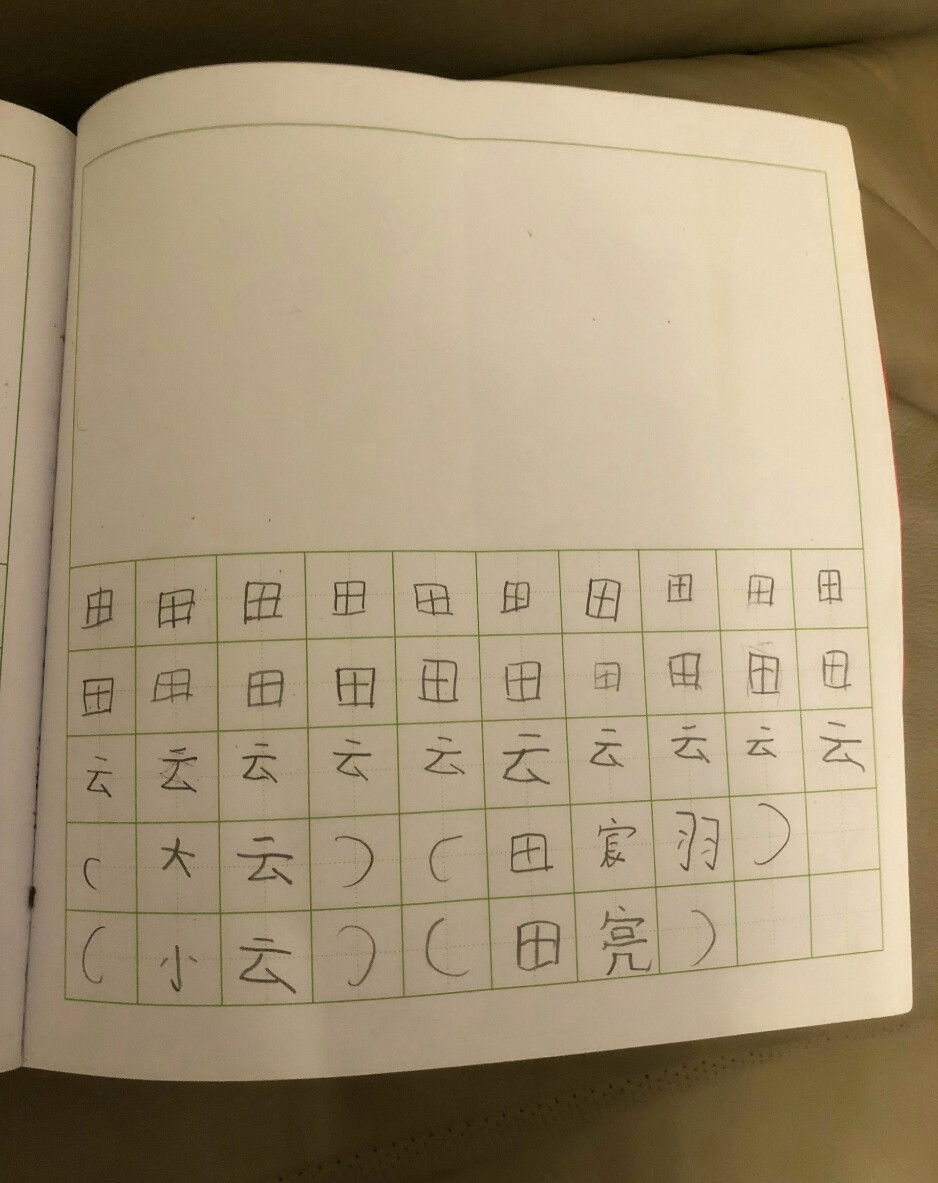 小亮仔为造句称自己是大笨蛋,一个组词暴露了喜欢看《熊出没》
