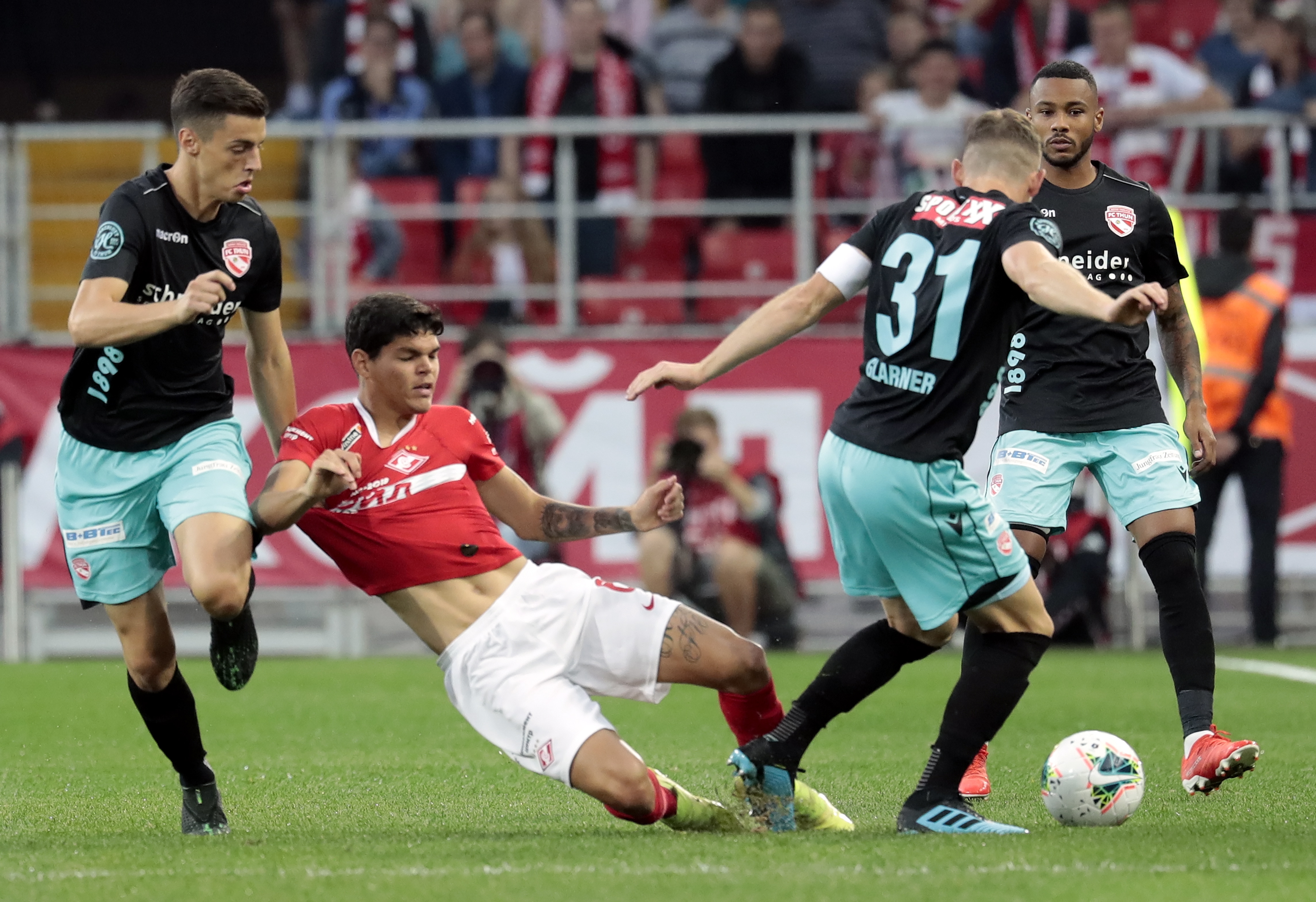 足球——欧罗巴联赛资格赛:莫斯科斯巴达克晋级