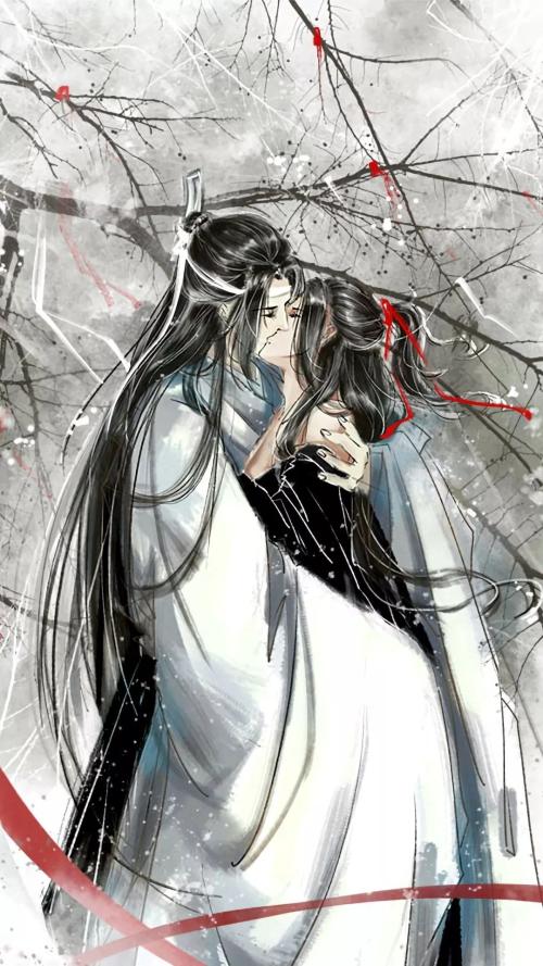 魔道祖师古风动漫壁纸,环环相扣,一扣一段伤