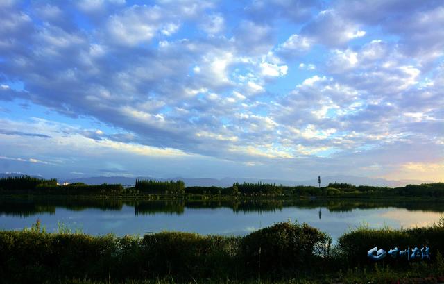 张掖芦水湾生态景区风光旖旎 景美如画