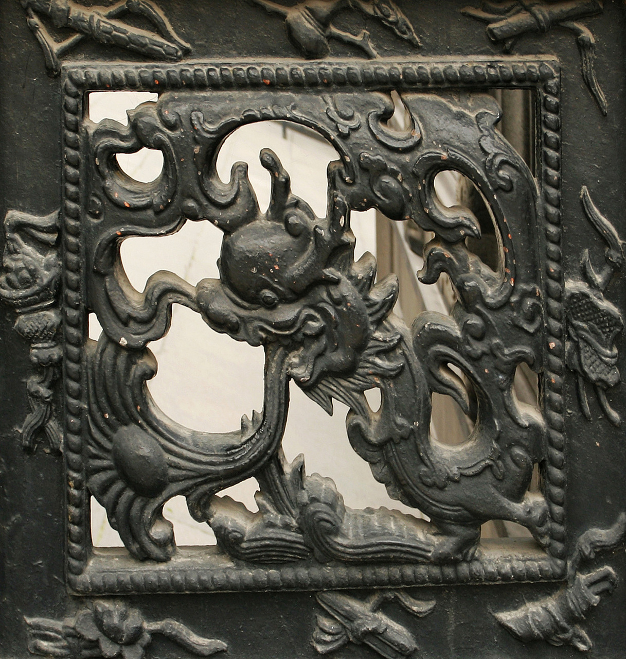 为中国古代徽州地区明清建筑的装饰性雕刻