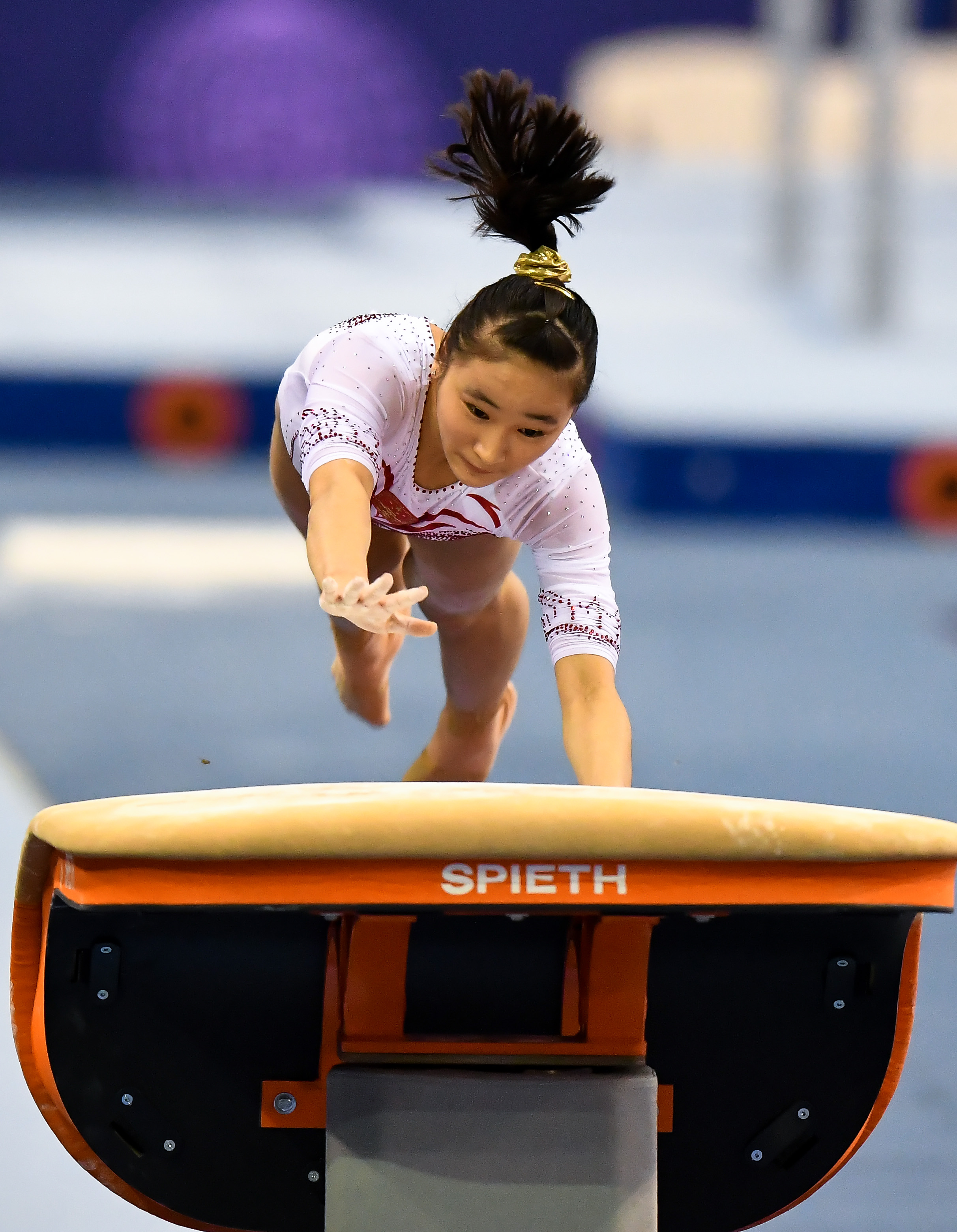 体操——世界杯卡塔尔站:刘津茹获女子跳马第五名(1)