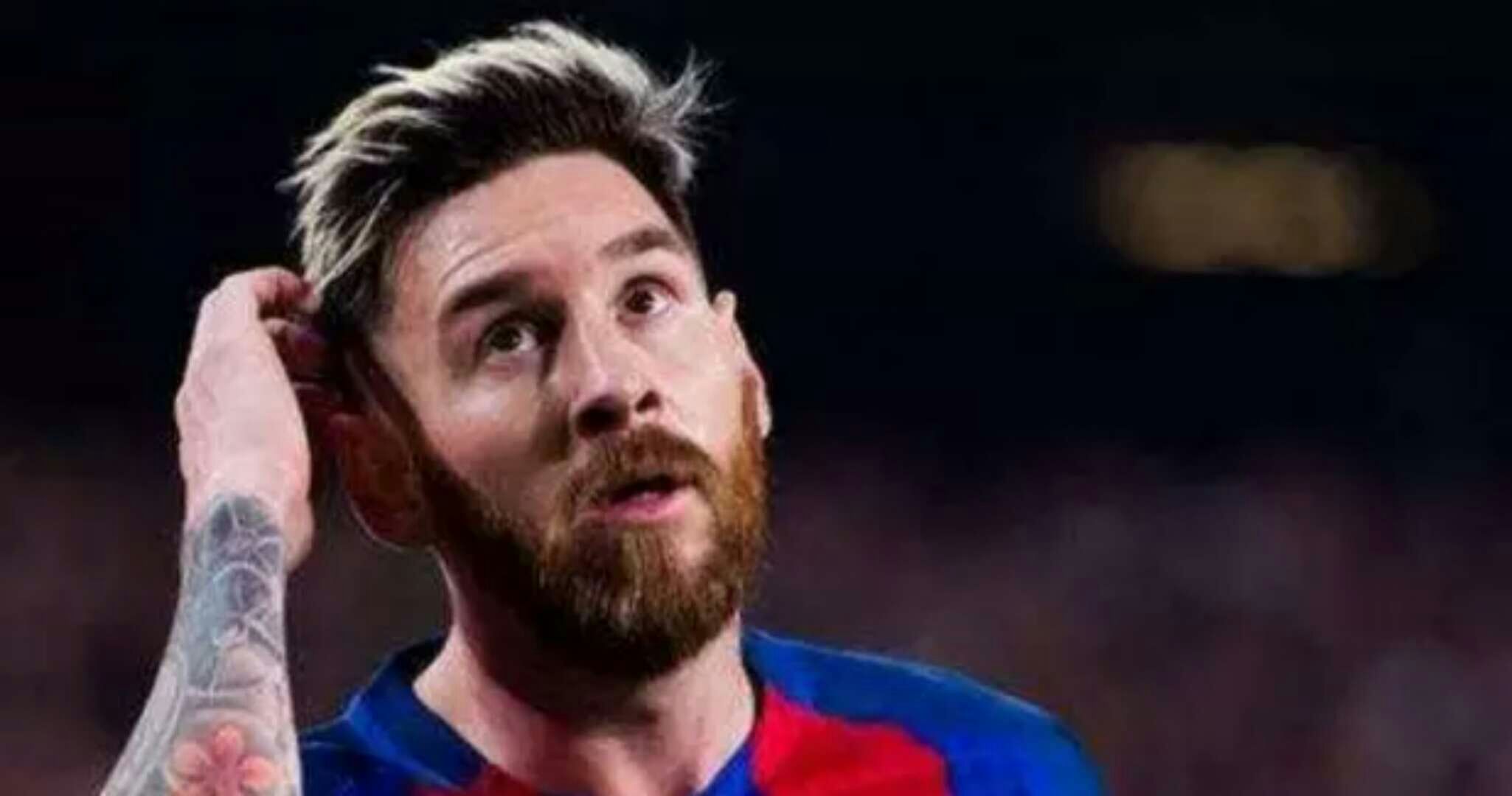 看着梅西的胡子,有多少女孩想帮他剪掉的?