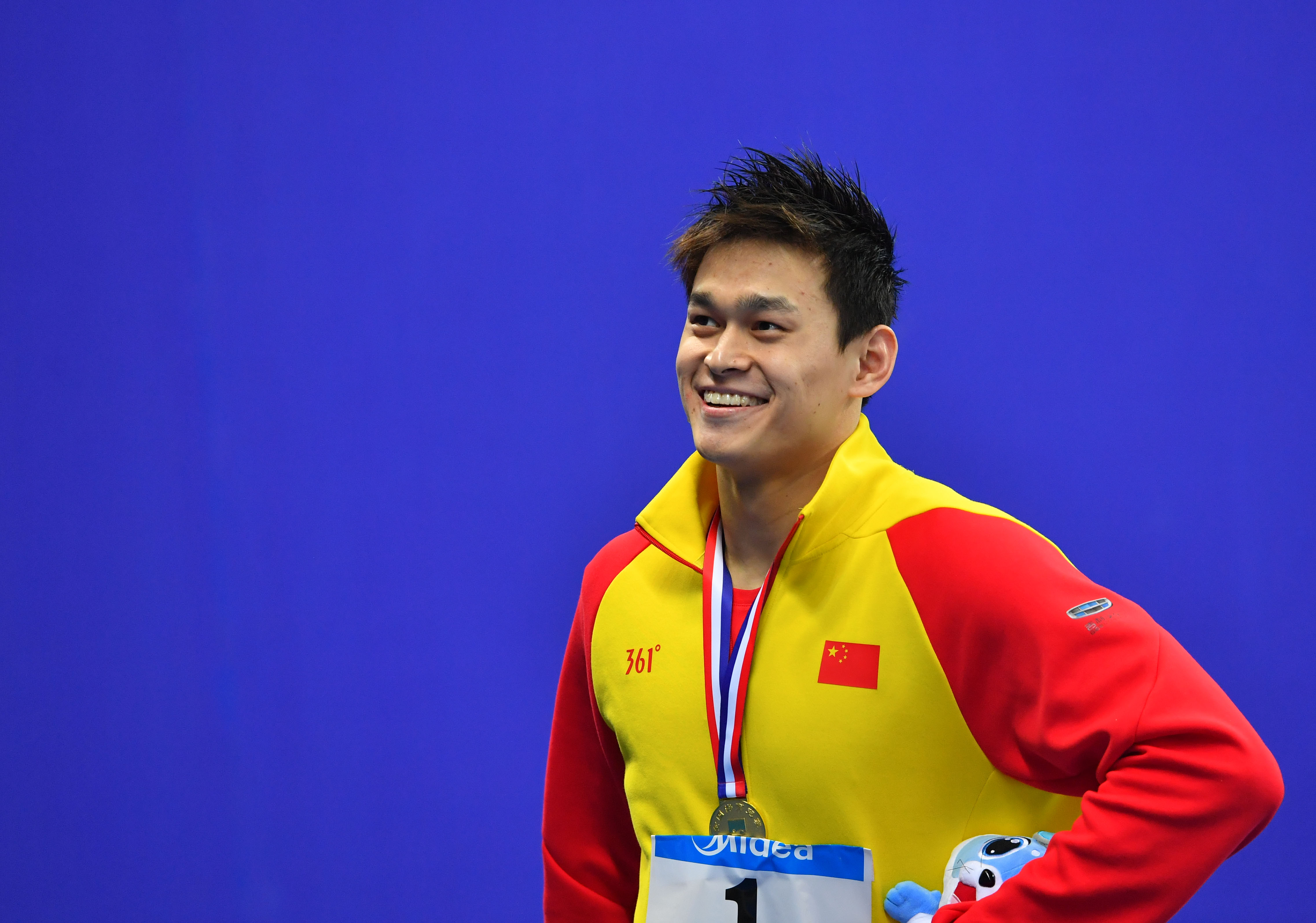 游泳——全国冠军赛:孙杨200米自由泳夺冠(2)