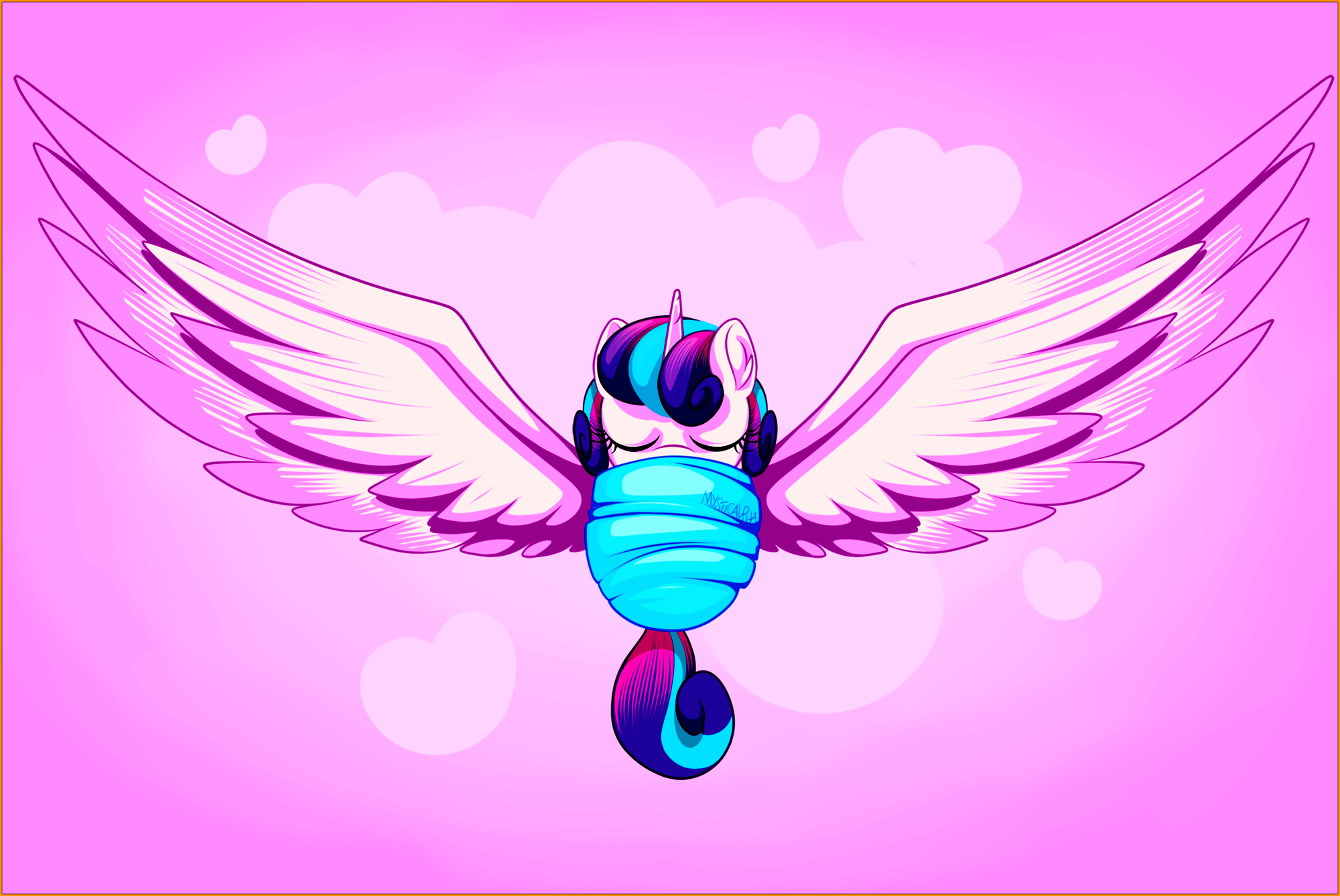 小马宝莉:血统还是天赋?刚出生的风雪之心,是小玛利亚的天角兽