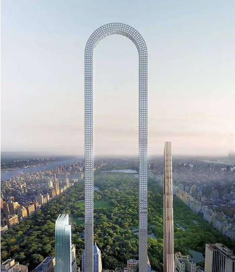 这个n字型的摩天楼将要变成现实,长度俯视一切高楼