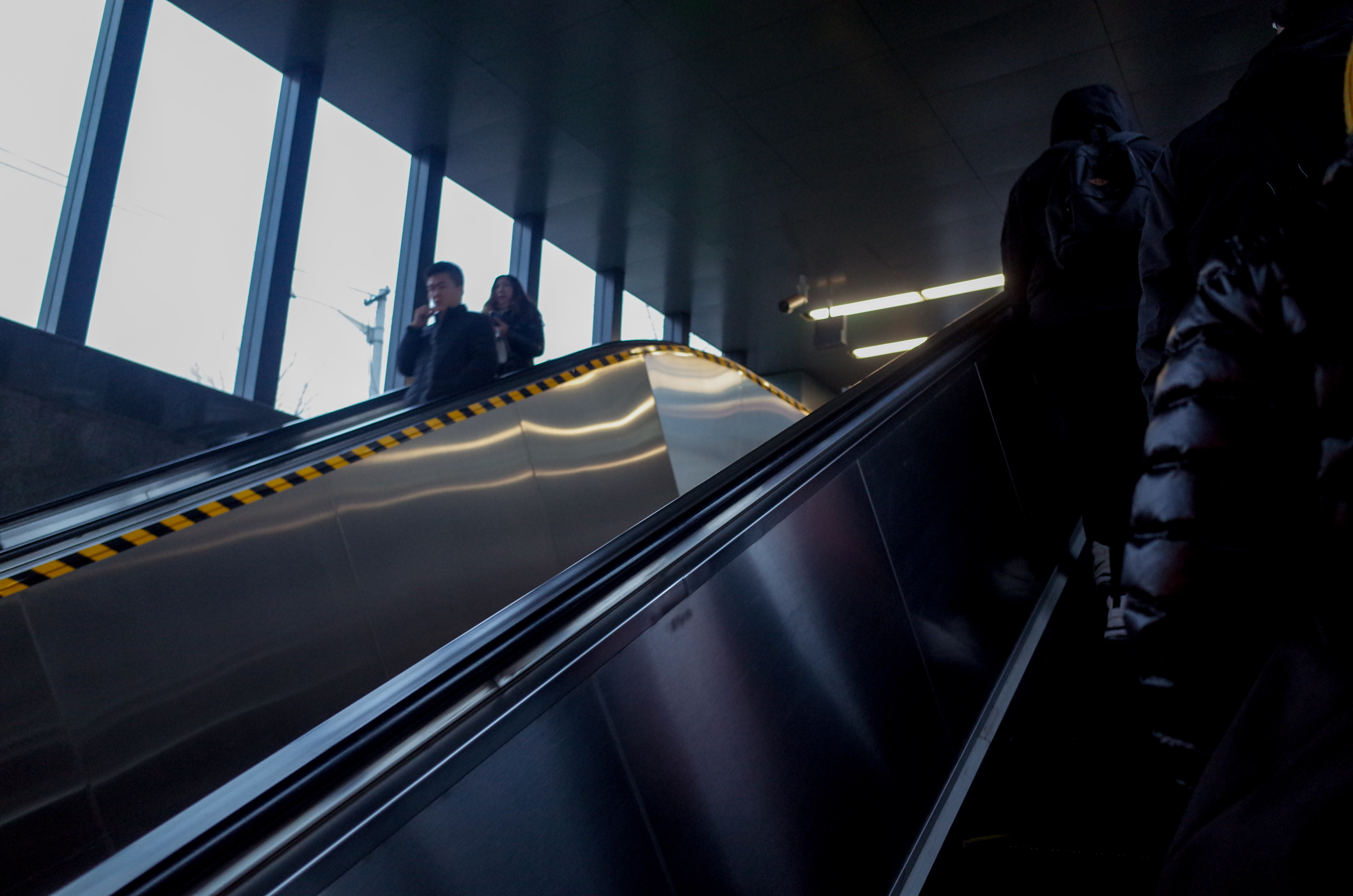 到达上班地点将台站.