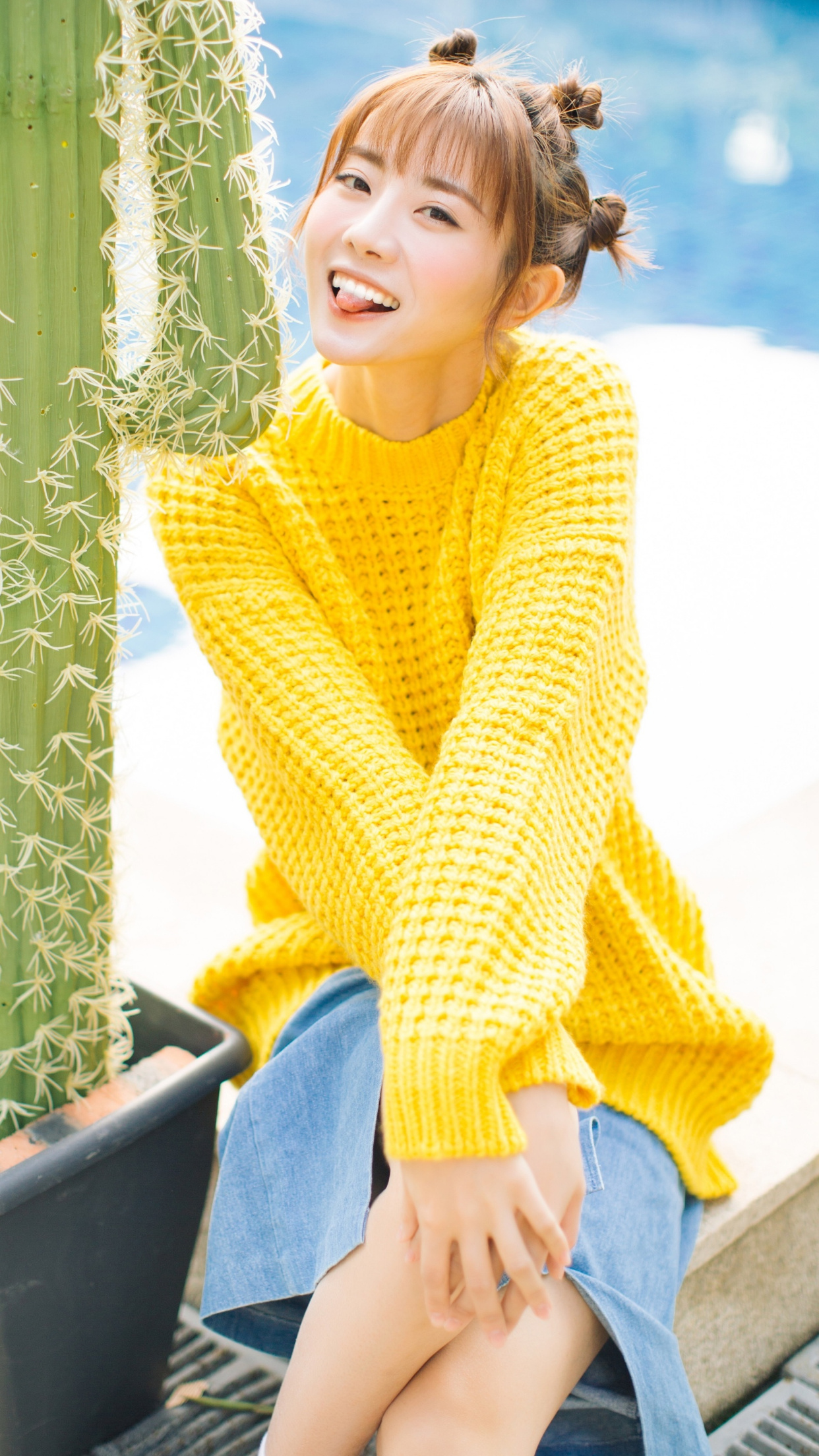 牟星精美壁纸:清爽俏皮,可爱甜美,魅力迷人!