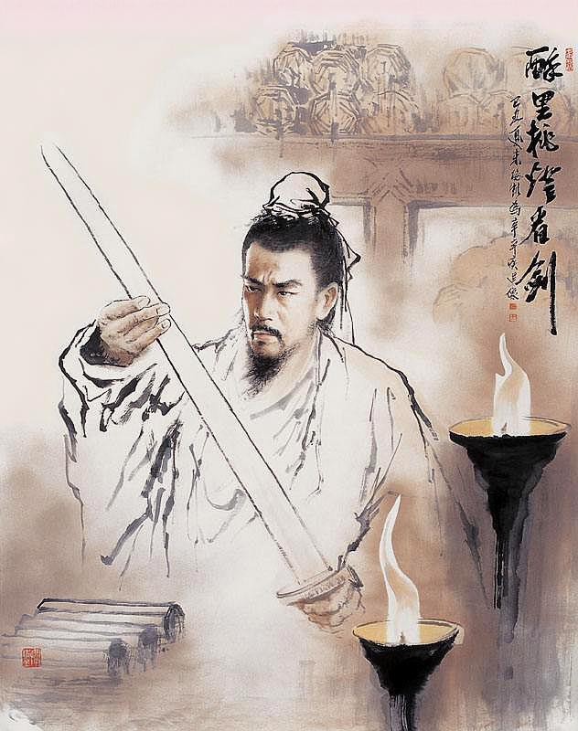 剑气纵横的10句诗歌,论气势辛弃疾只能排第3,李白只能排第2