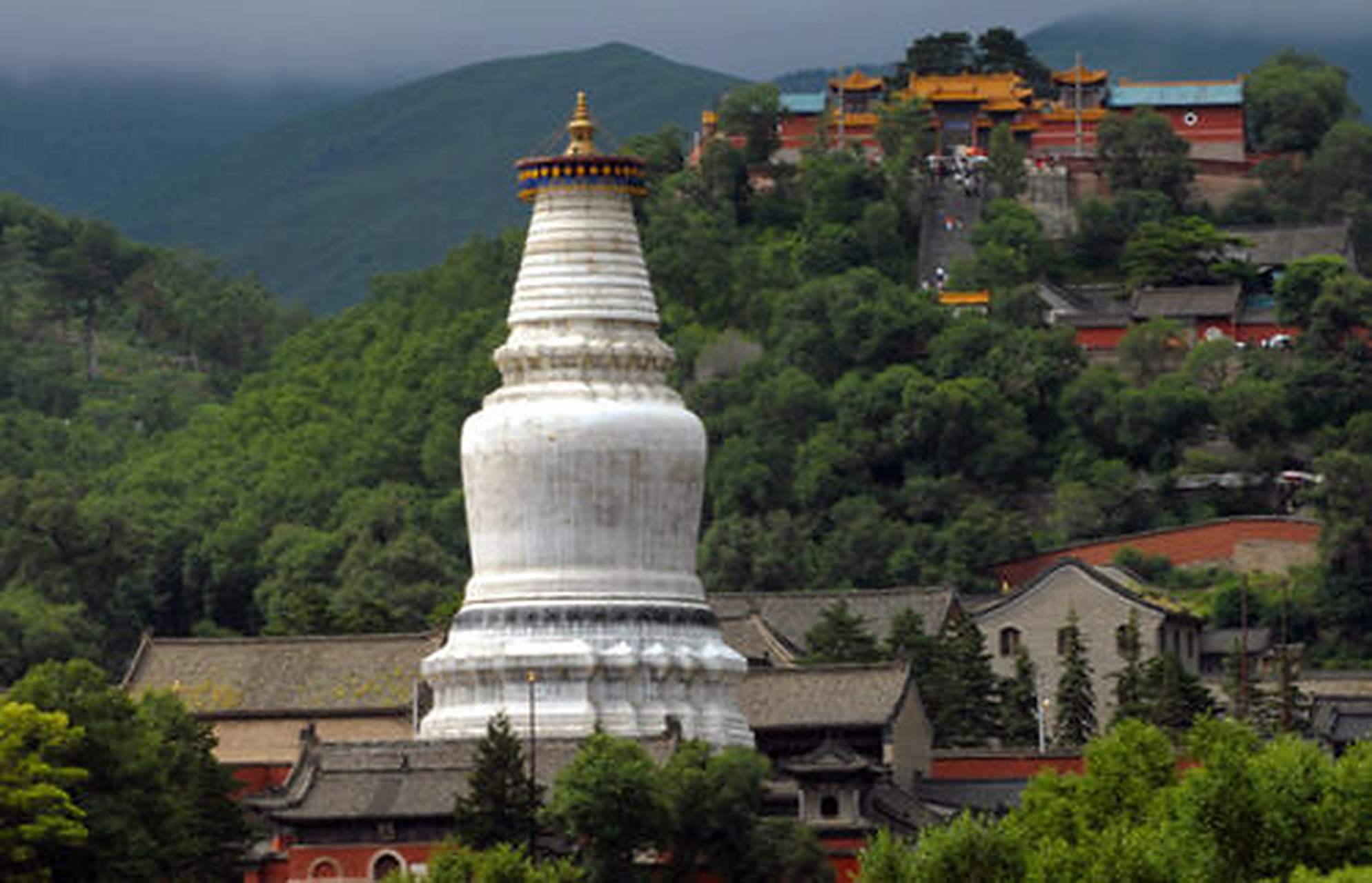 万物皆可云##五一旅游攻略#塔院寺:五台山台怀镇显通寺南隅五台山