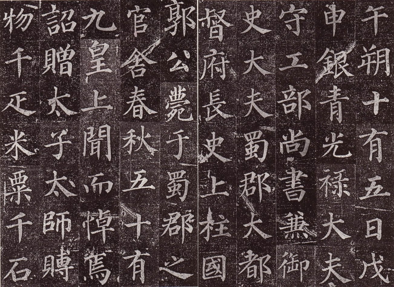 唐代书法:颜真卿楷书《郭虚已墓志》欣赏