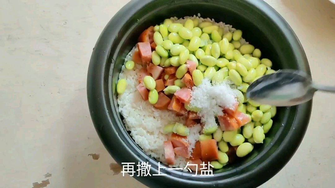 好吃不上火的豌豆腊肉饭