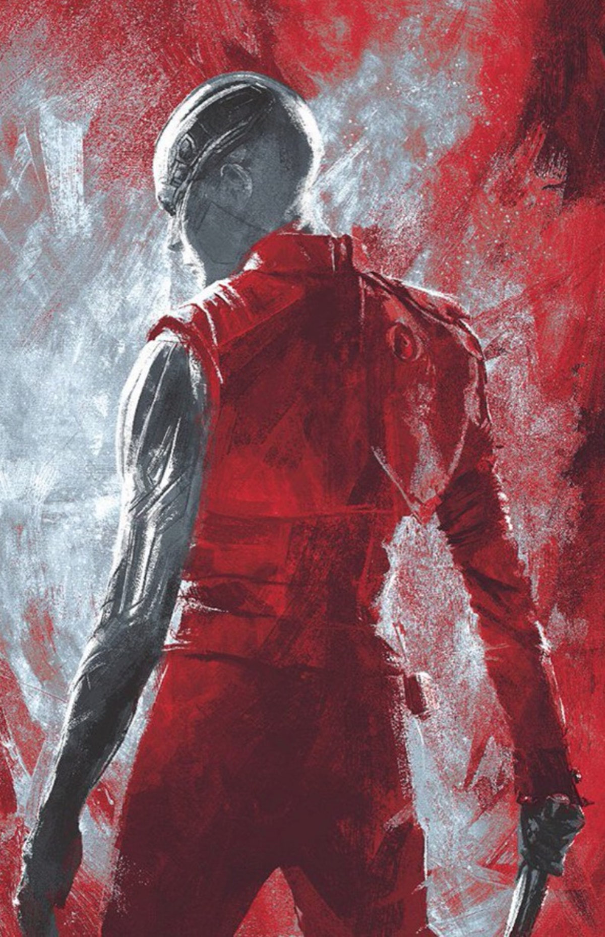 图为:在影片中饰演"星云"的,凯伦·吉兰