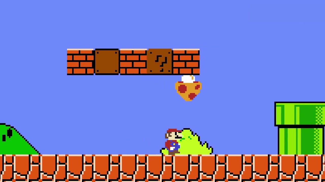 超级玛丽第一关开始