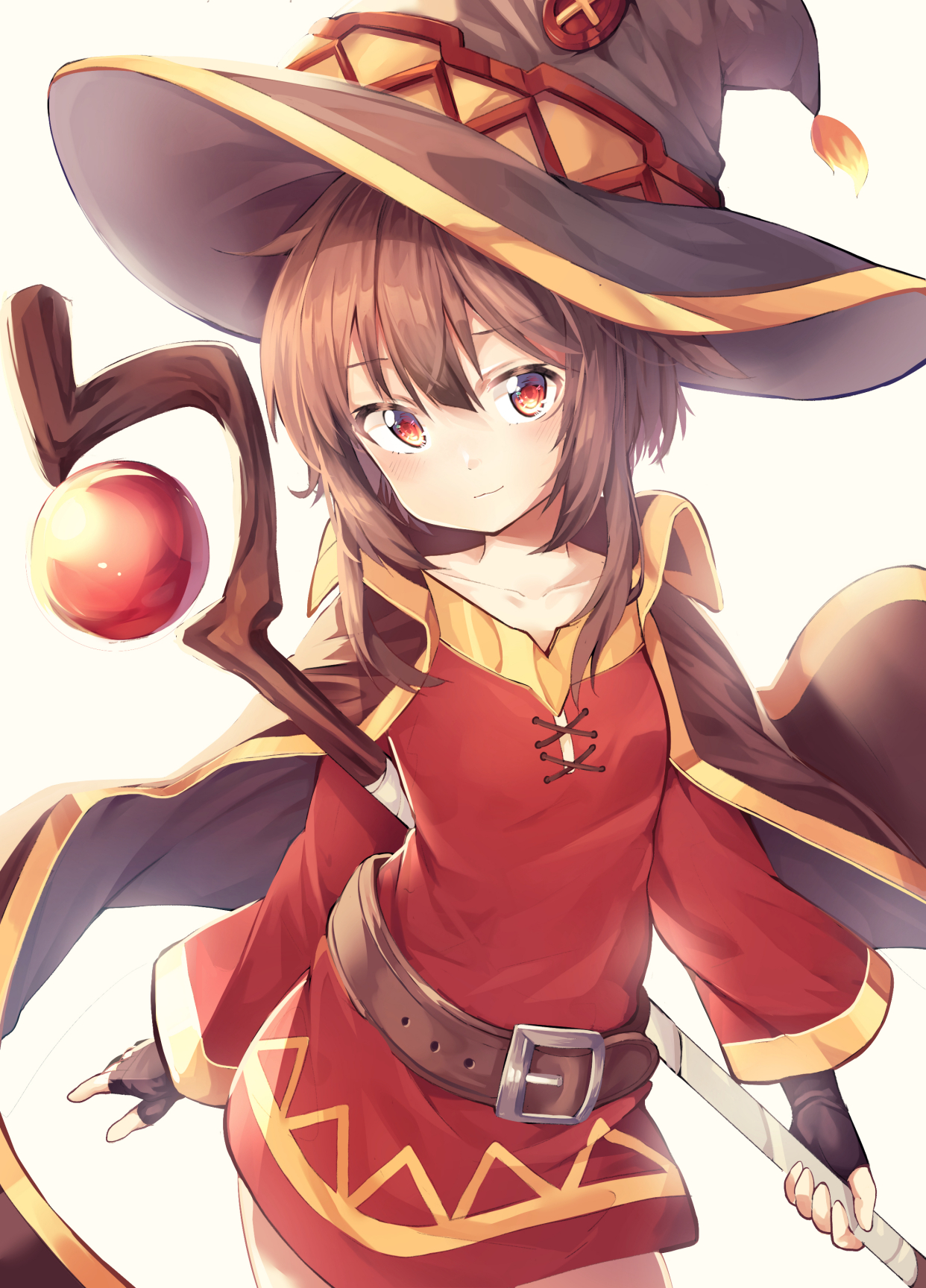 爆裂魔法师惠惠插画分享,可爱萝莉,为美好的世界献上祝福