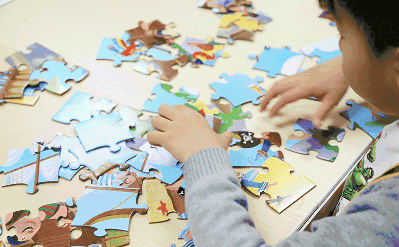 从小玩拼图的孩子,数学一定棒!