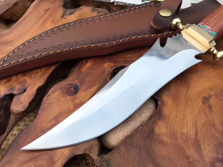 西部猎刀 ,高档华丽的全 长: 32cm刃 长: 17cm刃 宽: 4.