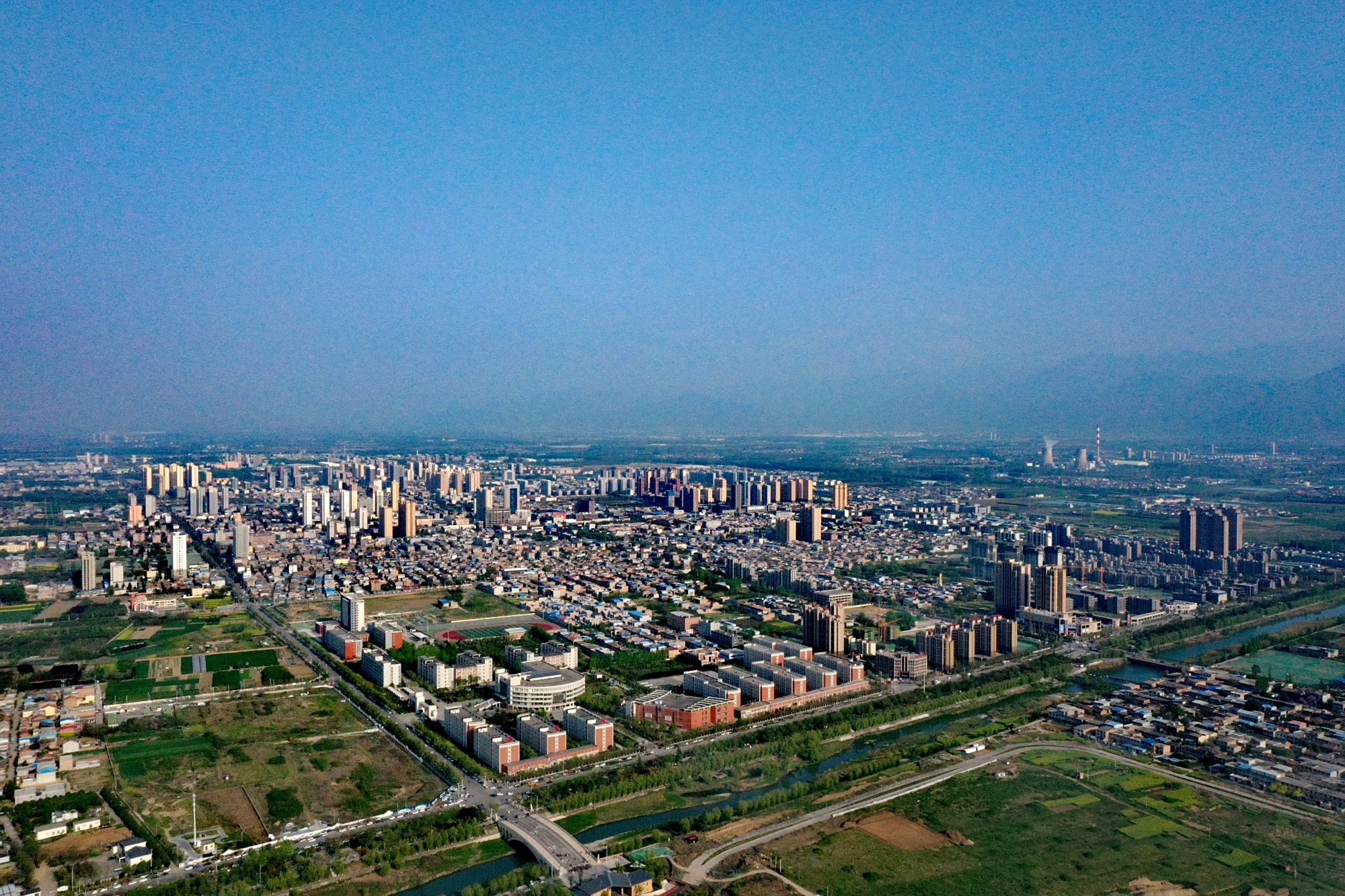 航拍故乡,俯瞰鄠邑