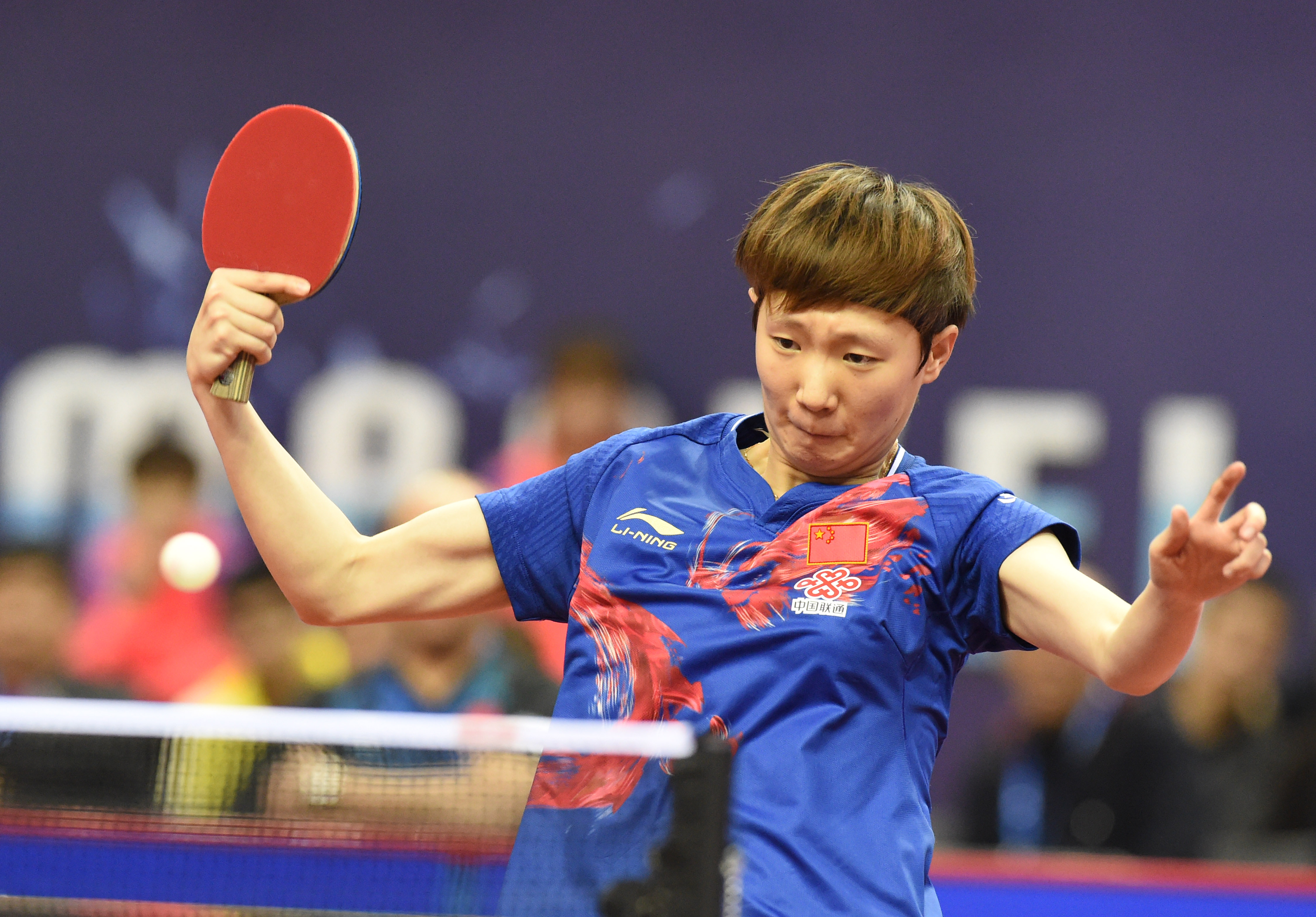 乒乓球——世乒赛直通赛:王曼昱胜丁宁