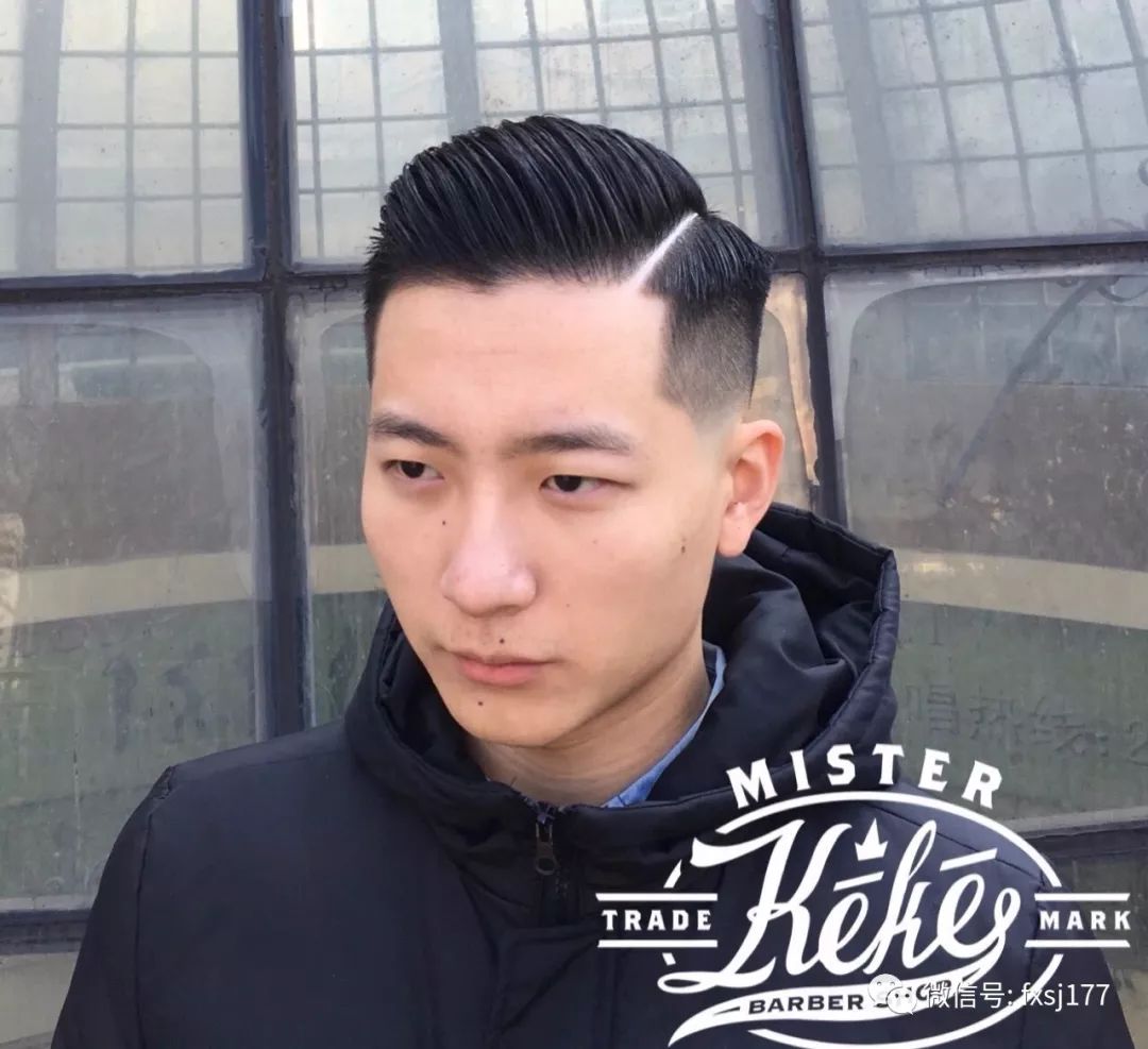 中国男生剪复古油头发型,原来可以这么帅!