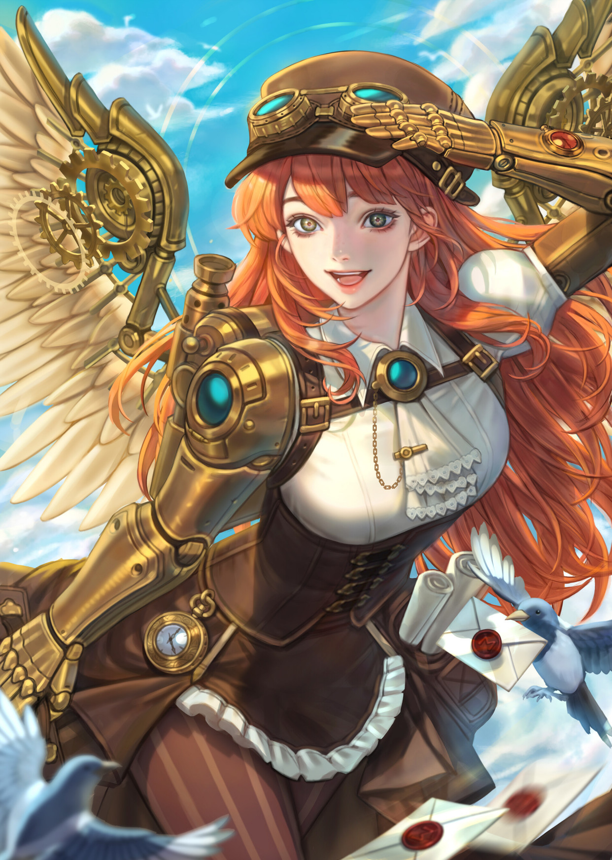 一组造型漂亮的韩国人物插画作品欣赏!画风多样画技相当不凡!