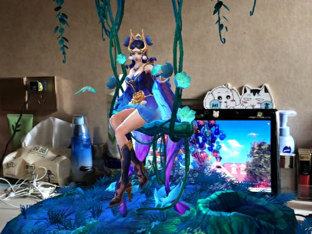王者荣耀:新版本ar相机被玩家玩坏了,貂蝉这个角度要加衣服!