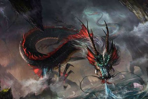 上古五大神兽,龙屈居第三,其中一位是盘古所化,专以龙为食