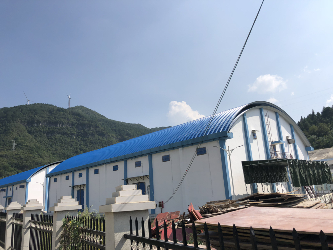 粮库钢结构拱形屋顶