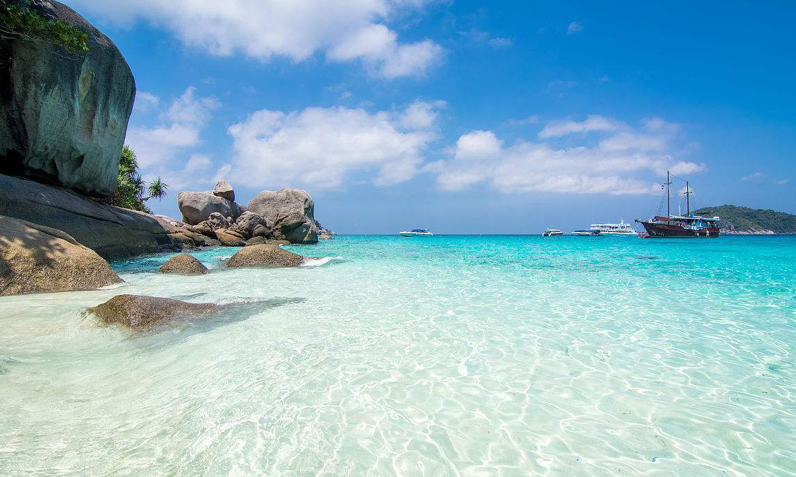 遥望印度洋情定斯米兰,在斯米兰群岛享受,玩耍和欣赏美丽的风景