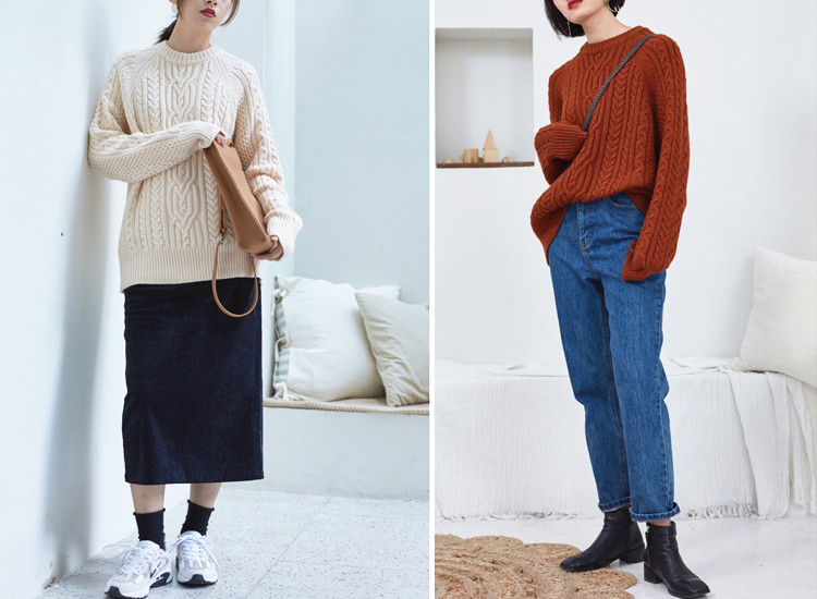 暖冬来袭,如何用宽松毛衣搭出慵懒美感?
