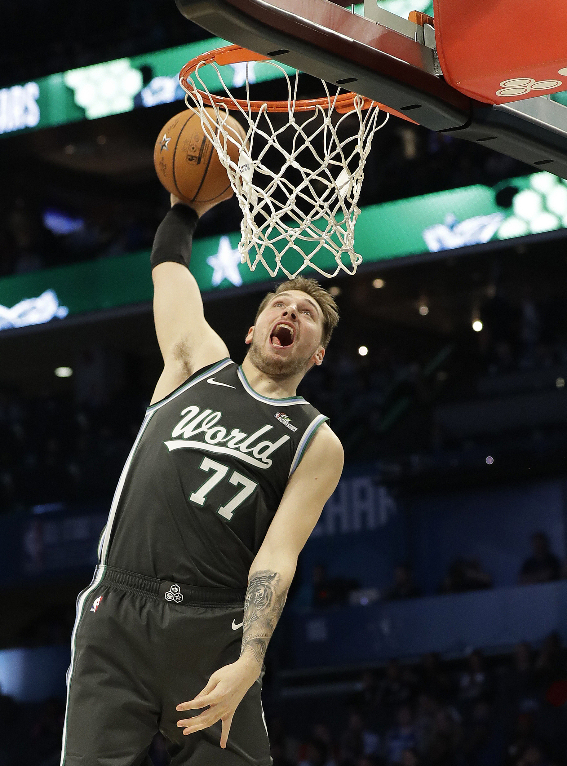 篮球——nba全明星新秀赛:美国队胜世界队