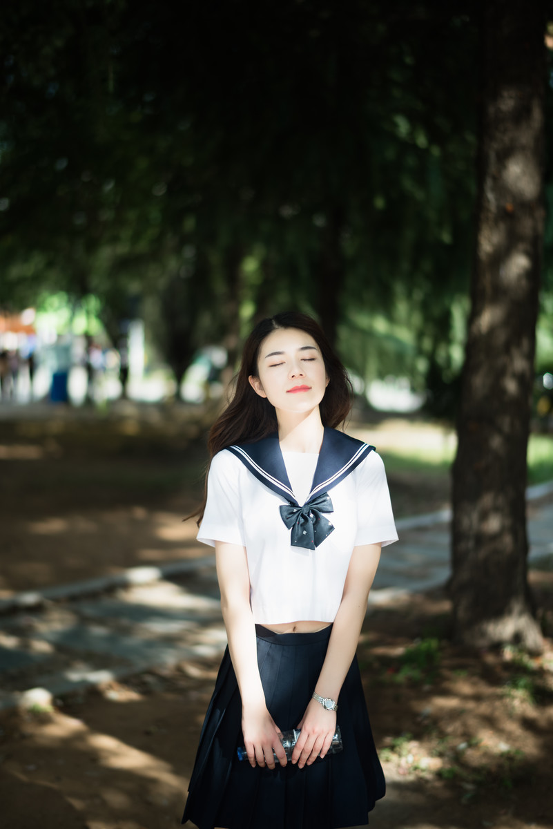 校园人像写真-曹小妹的校园游记