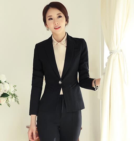 职业装女神朴恩真展示气质西服,网友:比性感黑丝还要好看!