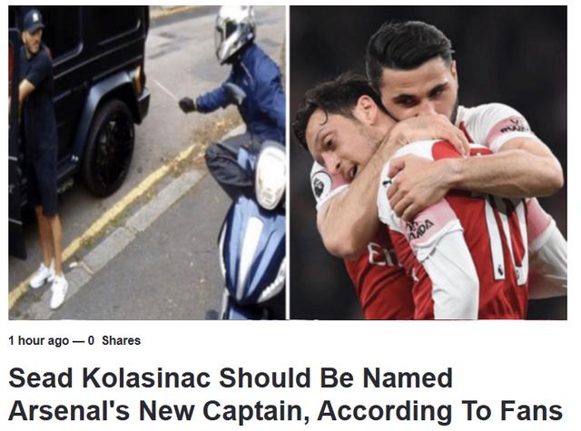 胖虎勇斗匪徒,阿森纳球迷呼吁让他当队长