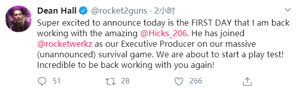 《day z》之父正开发一个大型生存新作 即将展开测试