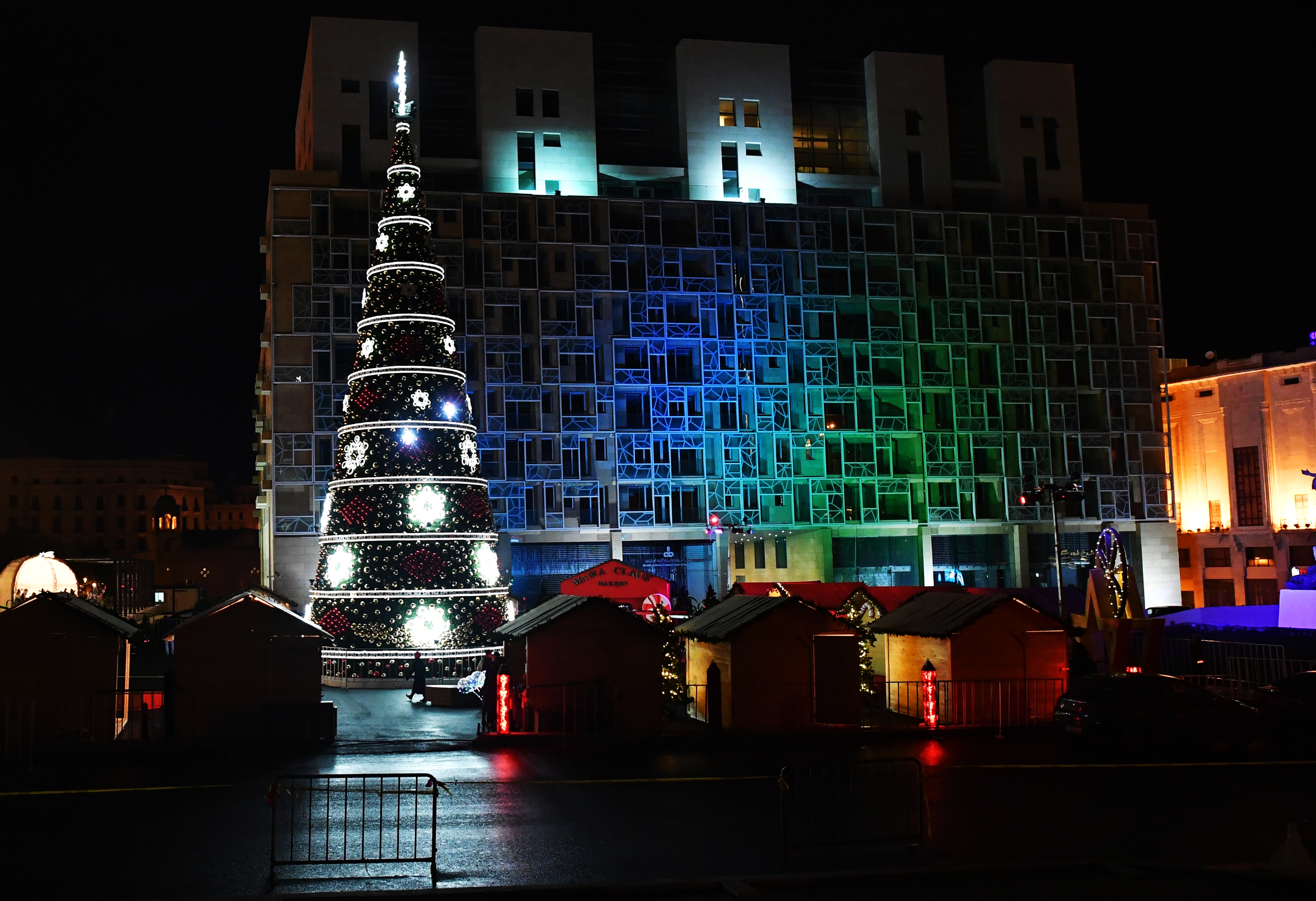 贝鲁特的圣诞树